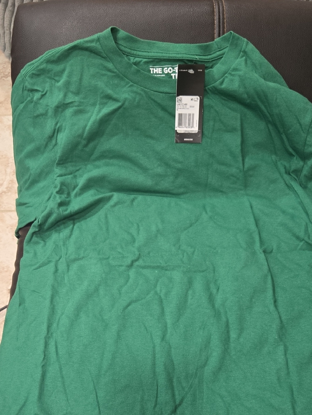 adidas Men's Short Sleeve Crew T-Shirt in Green